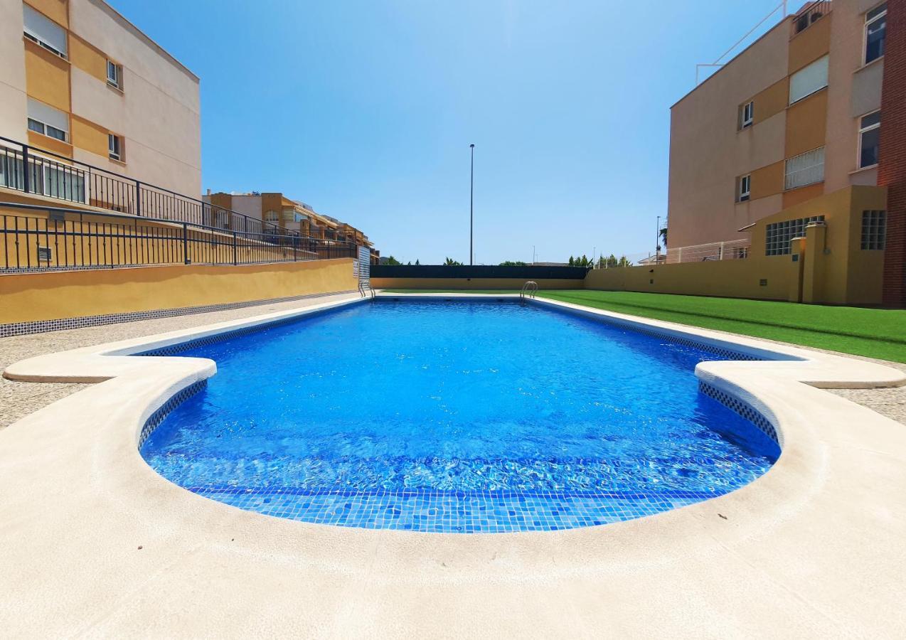 Ferienwohnung Amplia Terraza Con Piscina, Garaje Y Aire Acondicionado - By Aloha Palma Águilas Exterior foto