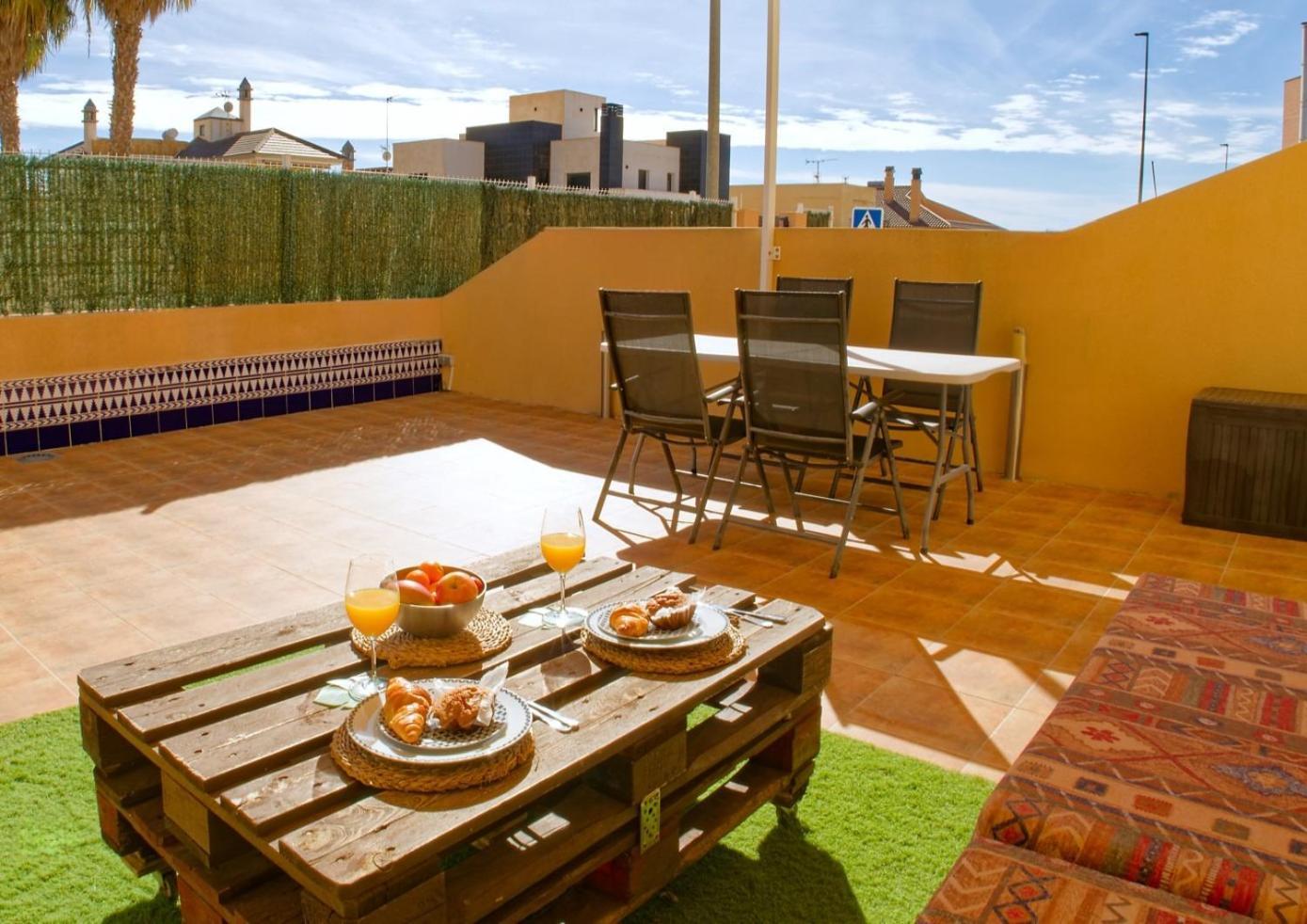 Ferienwohnung Amplia Terraza Con Piscina, Garaje Y Aire Acondicionado - By Aloha Palma Águilas Exterior foto